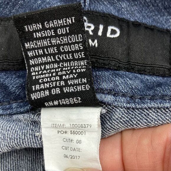 Torrid Jegging Skinny Super Soft Jean 14R Blue High Rise 3-Button Stretch - Picture 15 of 16